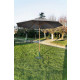Parasol en bois 350 cm avec manivelle june 