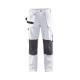Pantalon peintre à poches flottantes femme 71311210 - Couleur et taille au choix Blanc-Gris foncé