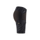 Short maintenance denim stretch 2D femme Marine/Noir 71371147 - Taille au choix 