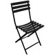 Chaise pliante en acier nonza (lot de 2) - Couleur au choix 