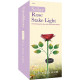 Lampe décorative rose à énergie solaire 