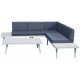 Salon de jardin détente en aluminium smart 