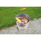 Seau barbecue en métal 