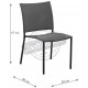Chaise de jardin bonbon pour enfant (lot de 4) - Coloris au choix 