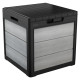 Boîte de rangement de jardin denali 113 l anthracite 