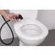 Kit hygiène wc noir mat + robinet 3 voies noyon & thiebault 