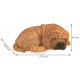 Shar pei dormant en résine 22 cm 