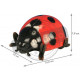 Coccinelle en résine 15 cm 