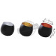 Photophores inclinés métal intérieur métallisé (lot de 3) 