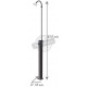 Douche solaire de jardin 10l 