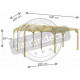 Carport en pin traité autoclave 2 voitures 