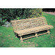 Banc de jardin en pin jardi 