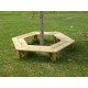 Banc tour d'arbre en bois pour enfants 