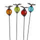 Tuteur boule en fonte libellule - Couleur au choix 