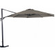 Parasol déporté en aluminium 350 cm vita - Couleur au choix Taupe