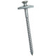 Vis parapluie inox 18/10 clair 65x4.5 mm à tête Torx n°20 - Boite de 50 - DIMOS - 774651 