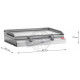 Plancha en inox moma xl 70 cm 