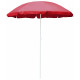 Parasol en aluminium et fibre de verre 180 cm alizé - Couleur au choix Framboise