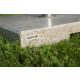 Pied de parasol carré en granit 55 kg 