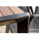 Table en aluminium malaga 150 cm 