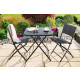 Set jardin en aluminium 2 personnes ankara 