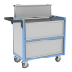 Chariot conteneur PP alvéolaire 250 kg - Avec ou sans toit et dimensions au choix 