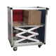 Chariot niveau constant polypropylène, 650 x 450 mm, 25 kg 