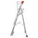 Plateforme de magasinage aluminium repliable, 5 marches, 150 kg 