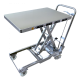 Table élévatrice manuelle inox 304 Bishamon®, 150 kg 