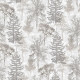 Papier peint trees blanc et gris 