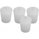 Bougies oslo (lot de 4) - Coloris au choix Blanc