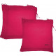 Coussin extérieur galette 40cm (lot de 4) - Couleur au choix Framboise