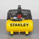 Compresseur silencieux stanley dst100/8/6 59db 100l/min 8bar cuve 6l horizontale 