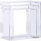 Set de 3 étagères tablettes flottantes carré transparent  