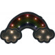 Arc en ciel lumineux en bois 35 cm 