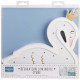 Cygne lumineux en bois 31 cm 
