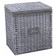 Panier à linge home avec couvercle grand modèle 
