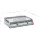 Plancha en inox lisse et rainurée moma 70 cm 