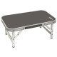 Table de camping pliable 56x34 cm aluminium et mdf 