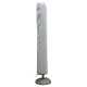 Housse de parasol 260x60 cm gris 