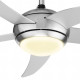 Ventilateur de plafond ve-5815 50 w 112 cm gris 