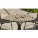 Salon de jardin table ronde mosaïque albir brasil 