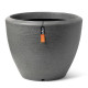 Pot à plantes conique bas arc granite 60x48 cm anthracite 