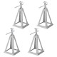 Jeu de chandelle de levage en aluminium 4 pcs 360803 