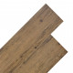 Planches de plancher PVC Non auto-adhésif 5,26 m² - Couleur au choix Marron-noyer