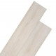 Planches de plancher PVC Non auto-adhésif 5,26 m² - Couleur au choix Chêne-blanc