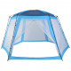Tente de piscine Tissu 500x433x250 cm Bleu 