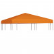 Toile supérieure de belvédère 310 g / m² 3 x 3 m - Couleur au choix Orange