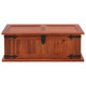 Coffre de rangement 60x25x22 cm bois d'acacia solide 