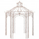 Pavillon de jardin Marron antique 3 m Fer 